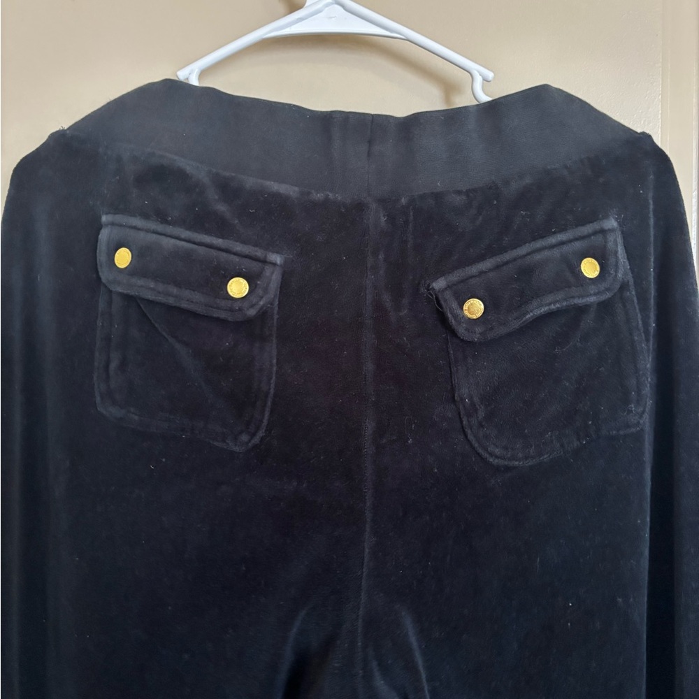 Juicy Couture Black Jogger Pants Large - Picture 3 of 4